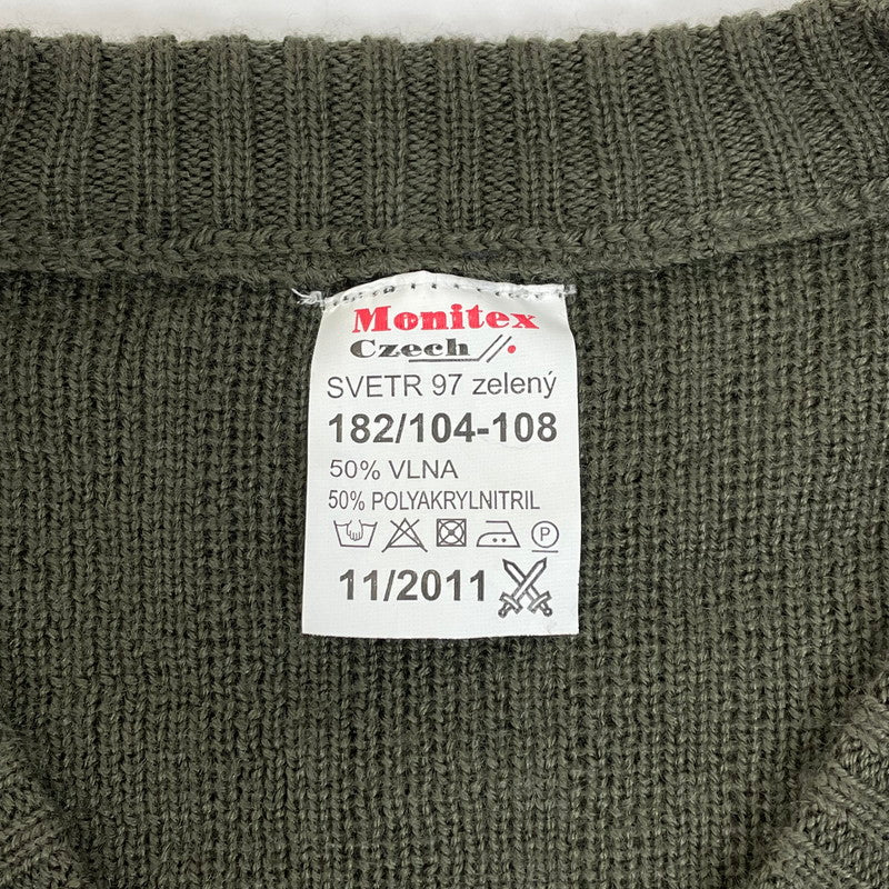 チェコ軍  M-97 Vネックセーター 新品 S20N=