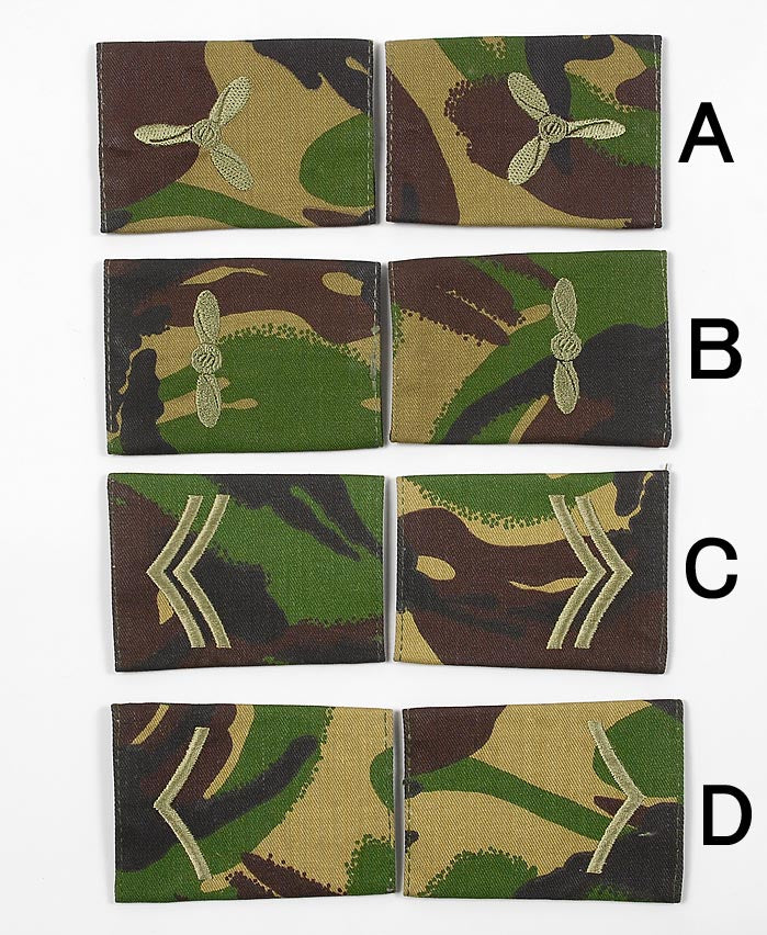 イギリス、ロイヤルエアフォース、ショルダーランク（新品）SHRANK-UKCAMO