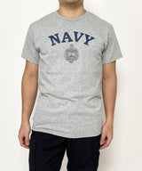 アメリカ海軍兵学校 U.S.N.A. オックスフォードグレー SOFFE&DELTA ミリタリーTシャツ（新品）T39NN-