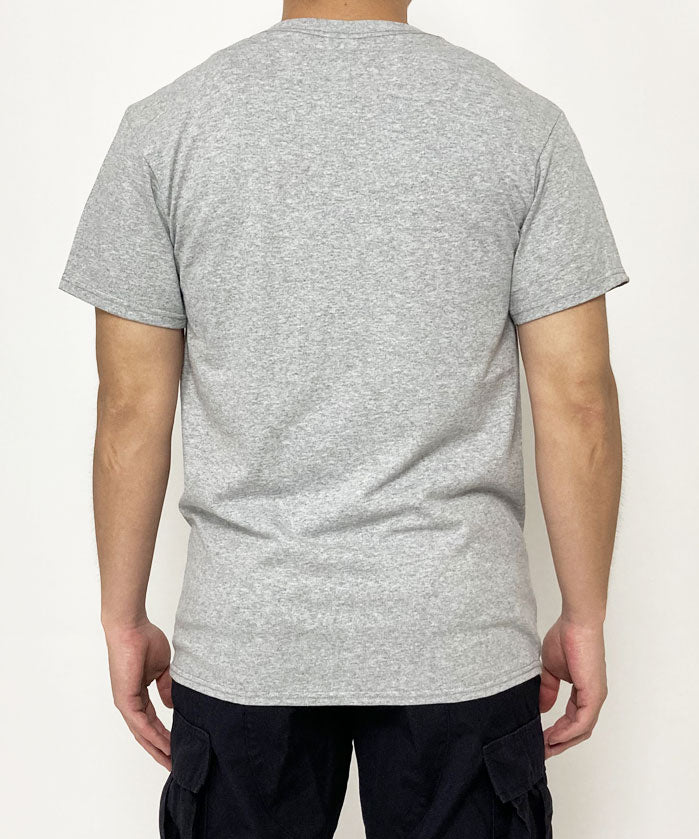 アメリカ海軍兵学校 U.S.N.A. オックスフォードグレー SOFFE&DELTA ミリタリーTシャツ（新品）T39NN-