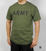 U.S.ARMY OD アーミー横文字 Tシャツ 新品 T41GIA-