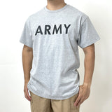 アメリカ U.S.ARMY グレー IPFU トレーニングTシャツ 新品 T45GNZ-