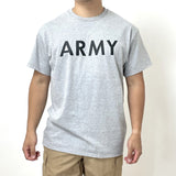 アメリカ U.S.ARMY グレー IPFU トレーニングTシャツ 新品 T45GNZ-