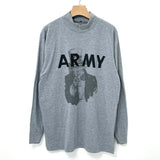 アメリカ軍 U.S.ARMY グレー 前期型 IPFU トレーニング ロングTシャツ USED T45LU-SAM-