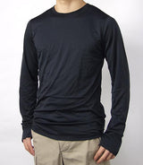 ＵＳ．ポーラテック、ブラック、ロングシャツ 新品 T52N-
