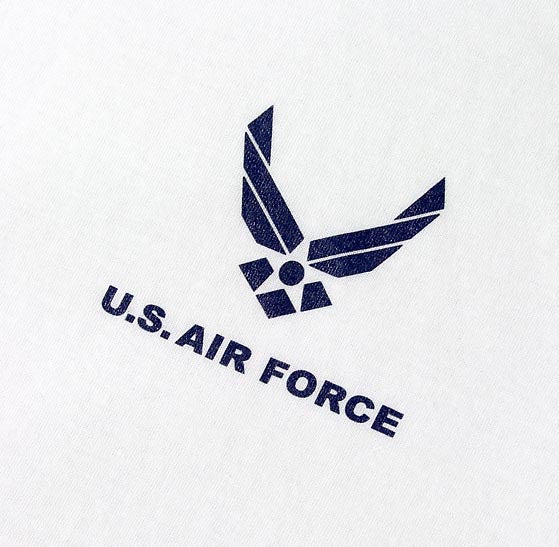 アメリカ空軍 USAF ホワイト Ｔシャツ（新品）T55NF