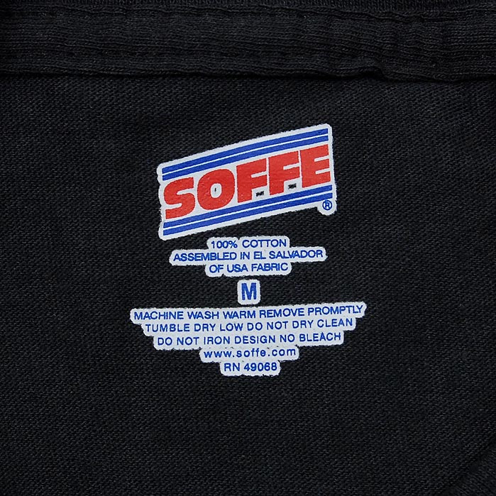 U.S.ARMY ブラック SOFFE アーミーロゴ ミリタリーTシャツ 新品 T56NA-