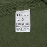 イタリア軍 OD コットンTシャツ 新品 T76N-
