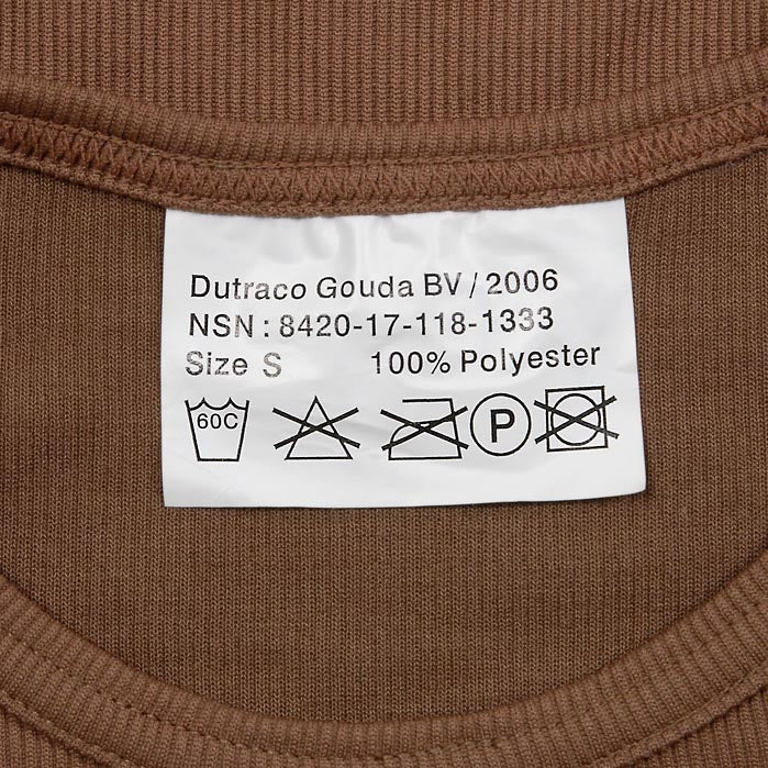 オランダ軍 ブラウン ラグランスリーブTシャツ 新品 T88N-