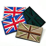 (6/3まで特価)イギリス軍 ユニオンジャック　フラッグワッペン　ベルクロ付　 新品 UK-