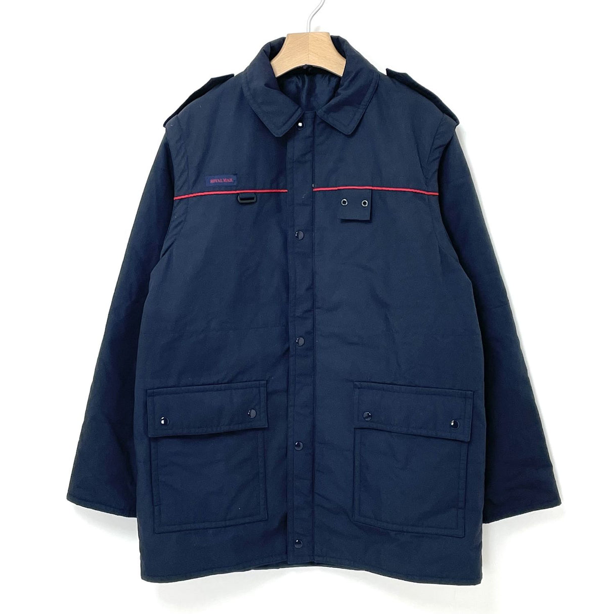 【1点物】イギリス郵便 ROYAL MAIL ネイビー サーマルジャケット Mサイズ相当 新品 UK106