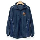 【1点物】イギリス軍 ネイビー "9 Regiment RLC" ハーフZIP トレーニングジャケット（USED）　UK172=