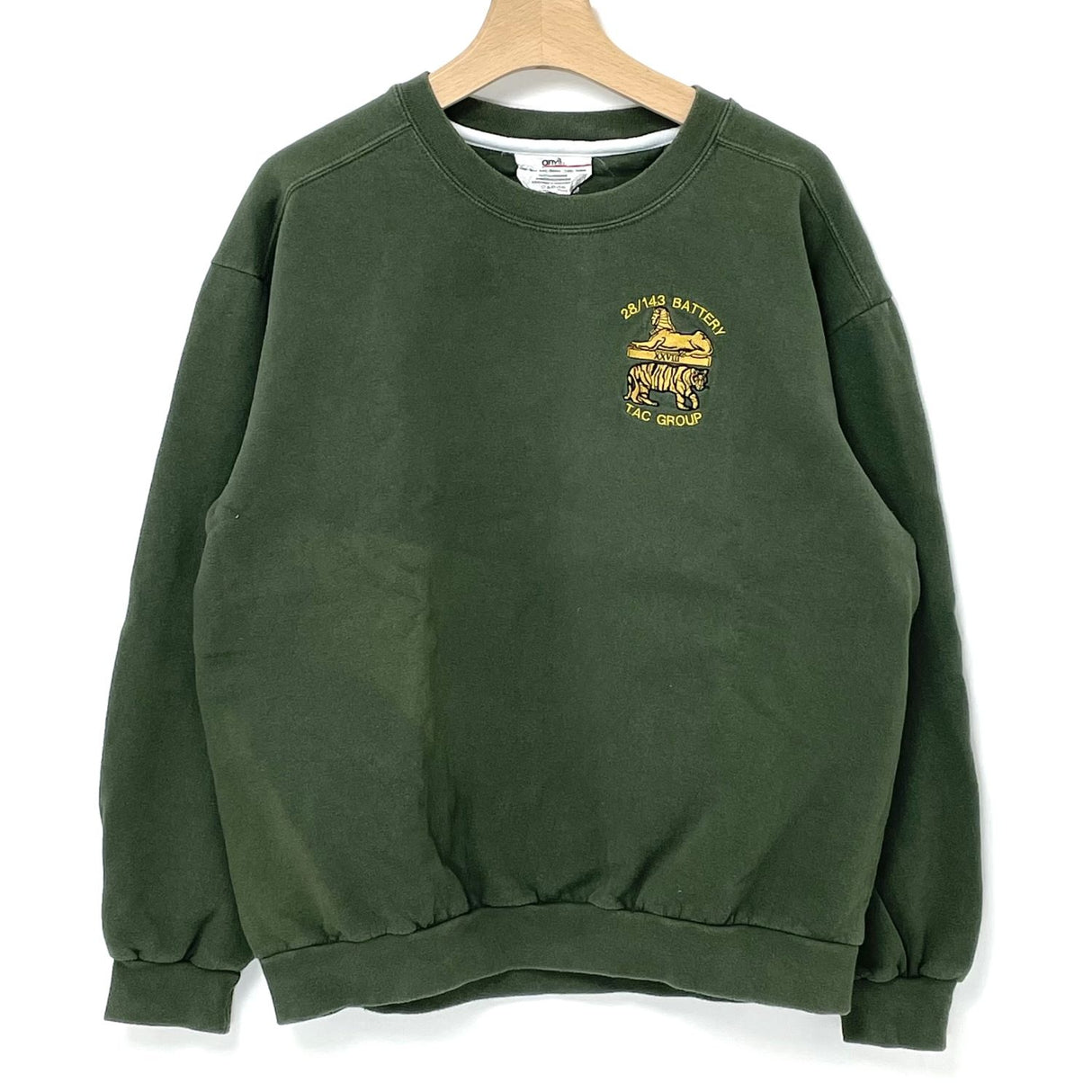 【5種類】イギリス軍 スウェットシャツ バックプリント付 USED UK187
