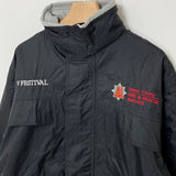 【1点物】イギリス・エセックス郡消防救助局 Essex County FIRE & RESCUE SERVICE ブラック リブストップジャケット USED Mサイズ UK224