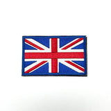(6/3まで特価)イギリス軍 ユニオンジャック　フラッグワッペン　ベルクロ付　 新品 UK-