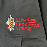 イギリス・エセックス消防救助 ネイビー&ブラック GORE-TEX ワークジャケットパーカー ライナーなし 新品 UK48