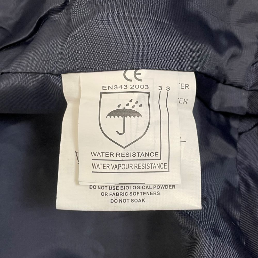 イギリス・エセックス消防救助 ネイビー&ブラック GORE-TEX ワークジャケットパーカー ライナーなし 新品 UK48