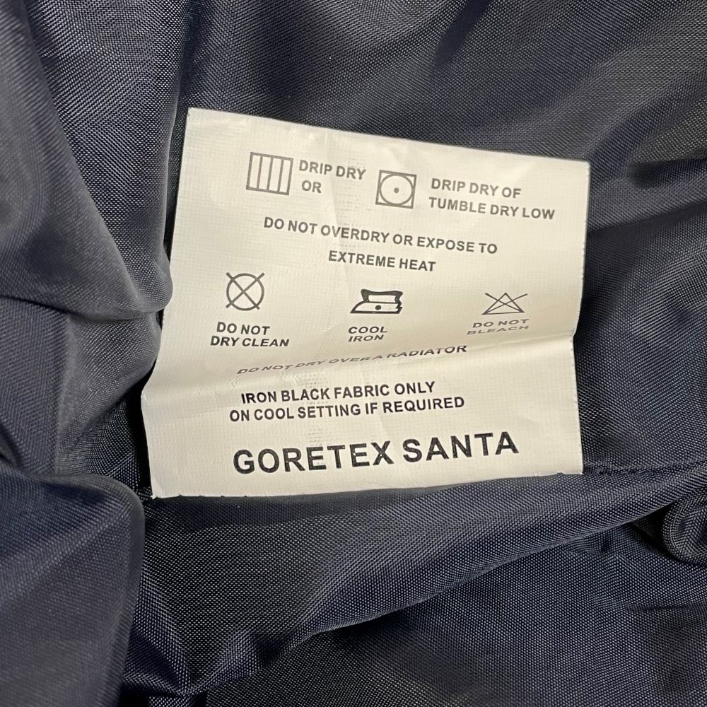 イギリス・エセックス消防救助 ネイビー&ブラック GORE-TEX ワークジャケットパーカー ライナーなし 新品 UK48