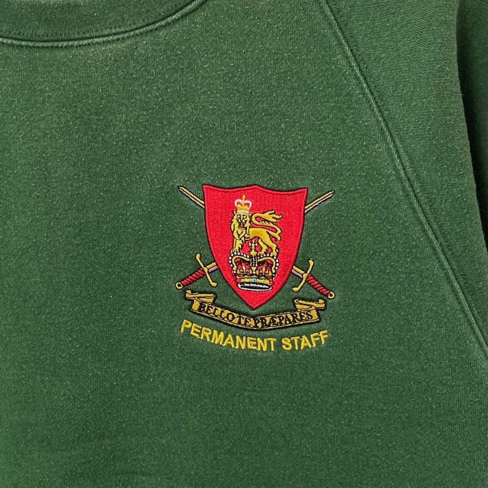 イギリス軍関連 ネイビー スウェットシャツ USED UK92