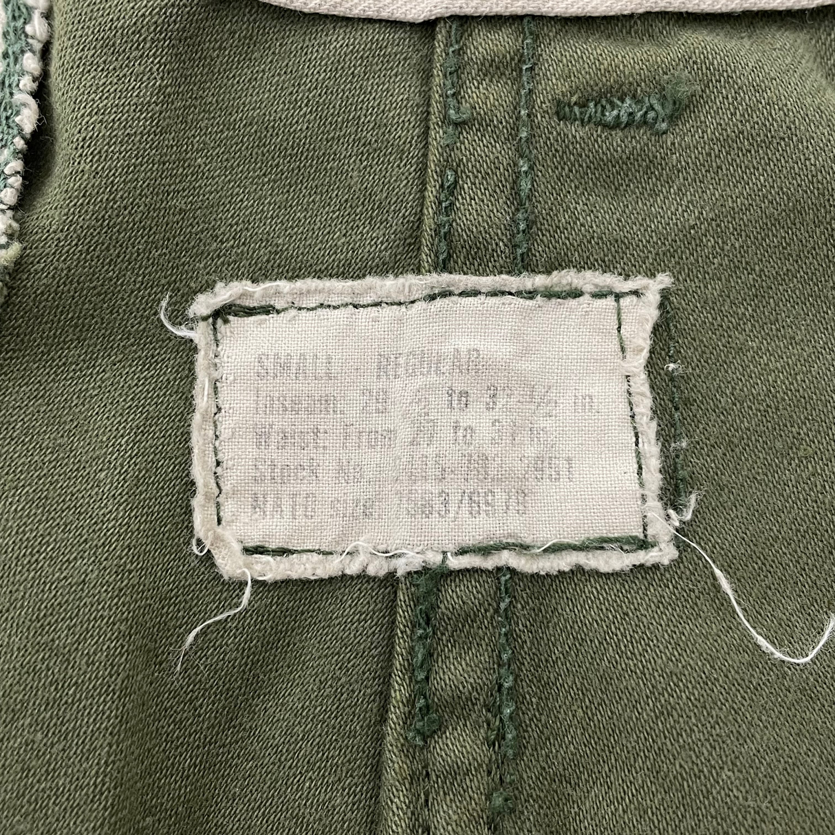 1972年製 アメリカ軍 U.S.ARMY OG-107 M-65 フィールド カーゴパンツ S/Rサイズ【FB-PT-ML0011C】