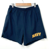 アメリカ海軍 U.S.NAVY フィジカルトレーニング ショートパンツ ゴールドレター【FB-PT-ML0023B-】
