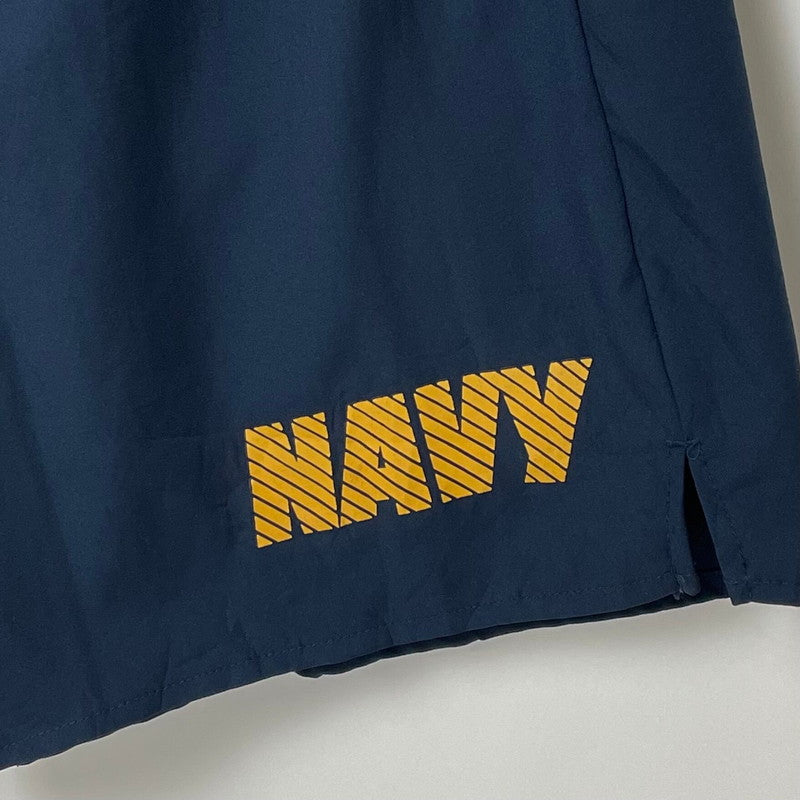 アメリカ海軍 U.S.NAVY フィジカルトレーニング ショートパンツ ゴールドレター【FB-PT-ML0023B-】